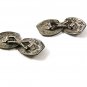 Edwardian / Deco Sterling Silver Cufflinks By E.I.F. Co. 11117