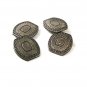 Edwardian / Deco Sterling Silver Cufflinks By E.I.F. Co. 11117