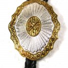 Western SilverTone Gold Tone Bolo Leather Cord by CRUMRINE 121515
