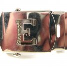 Military / Army Clamp Style Initial / Letter E Belt Buckle 9616