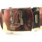 Military / Army Clamp Style Initial / Letter B Belt Buckle 9616