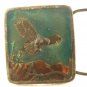 1977 American Bald Eagle Belt Buckle by Indiana Metal Craft 7215