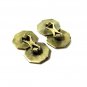 Edwardian / Art Deco Silvertone & Goldtone Cufflinks by WGC 8615