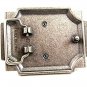 Vintage Gothic Renaissance Silvertone Celtic Cross Belt Buckle 12317
