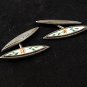 Victorian / Edwardian Sterling Silver Sunflower Cufflinks 9916
