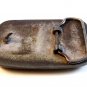 Vintage Inlaid Wood & Metal Two Squrrels Belt Buckle