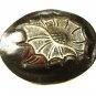 Western Darkened Leather Flower Belt Buckle Unbranded 11315