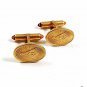Vintage Gold Tone Masonic Cufflinks By KREMENTZ PATENTED 11917