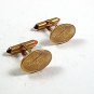Vintage Gold Tone Masonic Cufflinks By KREMENTZ PATENTED 11917