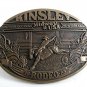 1985 Kinsley Kansas Rodeo Belt Buckle ADM, AWARD DESIGN MEDALS 9617