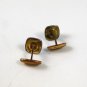 1940's - 50's Gold Tone & Light Blue Cufflinks 111516