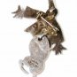Mexican Taxco Sterling Silver Enameled Clown Brooch / Pendant 62916