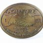 Kaiser Safety Award Sunnyside Coal Mine Brass Belt Buckle By Hit Line 4116
