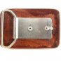 Vintage Handmade Shriners Oriental Band Wood Belt Buckle 21017