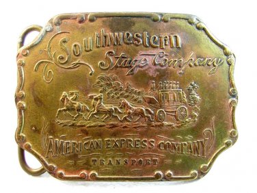 Southwestern Stage Company  American Express Belt Buckle