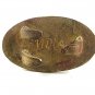 Vintage Reenactment Civil War US Brass Dress Belt Buckle 102017