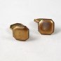 Vintage Gold Tone Square Cufflinks 9816