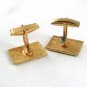 1950 - 60'S Goldtone & Black Comedy Tragedy Theater Cufflinks 81917