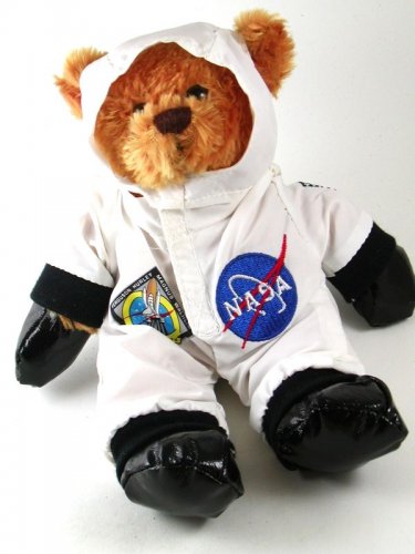 Vintage NASA Space Shuttle Program STS-135 Ferguson Hurley Toy Bear 102016