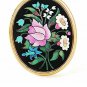 Vintage Gold Tone Micro Mosaic Flower Pendant By AVON 102416