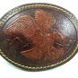 Vintage American Eagle Brown Leather Buckle 22017
