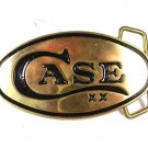 1978 Case Solid Brass Belt Buckle By BARON BUCKLES 5416