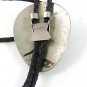 Vintage End of The Trail Turquoise & Coral Bolo Leather Cord 52617