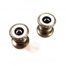 Deco Green White KUM A PART Snap Link Cufflinks by BAER & WILDE 102315