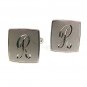 Vintage Sterling Silver Initial / Letter R Cufflinks By ANSON 71417