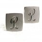 Vintage Sterling Silver Initial / Letter R Cufflinks By ANSON 71417