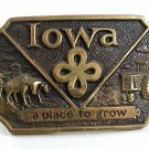 1970 IOWA A Place To Grow Belt Buckle By HERITAGE MINT 91217