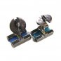 Modernistic Sterling Silver & Blue Dressy Cufflinks Unbranded 101515