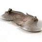 Mexican Sterling Silver Leaf Brooch By MARICELA TASCO 11216