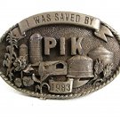 Vintage 1983, I Was Saved By PIK Belt Buckle 9717