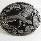 1995 Silvertone Black Eagle Belt Buckle By SISKIYOU 72517