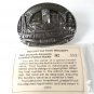 1988 Ellsworth Cowtown Festival Belt Buckle By PRAIRIE ENTERPRISES 42316