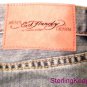 Authentic Mens Ed Hardy Blue Jeans Denim Shorts Size 34