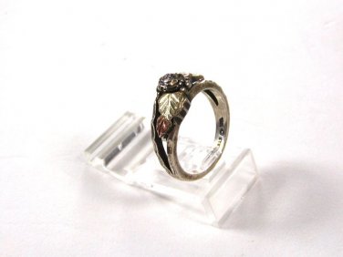 Tri Colored Sterling Silver & 12K Ring Size 6 by VA 81715