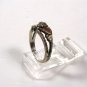 Tri Colored Sterling Silver & 12K Ring Size 6 by VA 81715