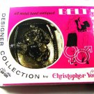 MIB 1970's Horse Cowboy Belt Buckle By Christopher York Designer 93015