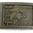 1981 Mallard Duck $7.50 Conservation Stamp Buckle By AMERICAN LEGENDS 4117b