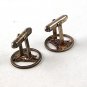 Vintage Sterling Silver .10 Cent Coin Sail Boat Cutout Cufflinks 102616