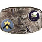 Deco TEX Seabees Engineers Belt Buckle By HOOK FAST PAT NO 1481911 52416