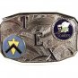 Deco TEX Seabees Engineers Belt Buckle By HOOK FAST PAT NO 1481911 52416