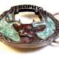 Vintage 1992 C&J Made in USA Trophy Buck Belt Buckle
