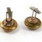 Vintage Gold Tone Navy ? Crown Anchor Buttons Cufflinks 2217