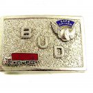 Vintage BUD Safe Driver Belt Buckle By HOOK FAST REG US PAT. OFF. 32217