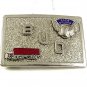 Vintage BUD Safe Driver Belt Buckle By HOOK FAST REG US PAT. OFF. 32217