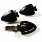 Odd Silvertone Black Arrow Cufflinks Tie Clasp Unbranded 41216