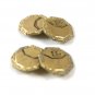 Art Deco Gold Tone Initial / Letter E Cufflinks 11616